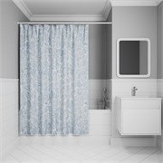 IDDIS Штора для ванной Base 200x180 см, Полиэстер (BX03P18i11) ,цвет голубой BX03P18i11