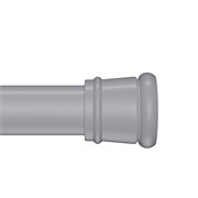 IDDIS Карниз для ванной комнаты Elegante 110-200 см, серый матовый (SRC0120i14) ,цвет серый SRC0120i14