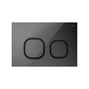 IDDIS Клавиша смыва чёрная Uniglass 001 (UNG01GBi77) UNG01GBi77