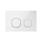 IDDIS Клавиша смыва белая Uniglass 001 (UNG01GWi77) UNG01GWi77