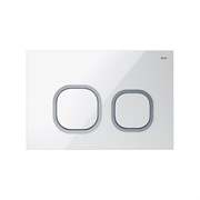 IDDIS Клавиша смыва белая Uniglass 001 (UNG01WCi77) UNG01WCi77