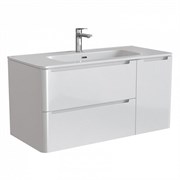IDDIS Тумба с раковиной Edifice 100 подвесная белая (EDI10W1i95K) EDI10W1i95K