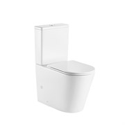 GROSSMAN Унитаз напольный GR-4449SQ (670х380х850) безободковый,белый с тонкой крышкой,микролифт,смыв торнадо,2 места GR-4449SQ