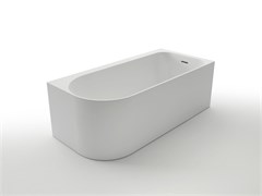 AZARIO Ванна акриловая LUTON 1700x800x580, пристенная, в комплекте с сифоном и металлической рамой, правая, белая ( LUT17080 R ) LUT17080 R