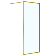AZARIO Душевая перегородка  RICHMOND Walk-in 900х2000 прозрачное стекло 6 мм, цвет профиля золото (AZ-NAG6310 900 Gold) AZ-NAG6310 900 Gold