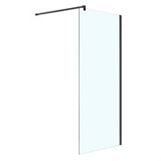 AZARIO Душевая перегородка  CHICAGO Walk-in 1200x1950 прозрачное стекло 8 мм, покрытие EASY CLEAN, цвет профиля черный (AZ-NAR6310 1200 Black) AZ-NAR6310 1200 Black