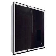 AZARIO Зеркало-шкаф Minio 1П 700х800 c подсветкой и диммером (CS00075843), цвет белый CS00075843