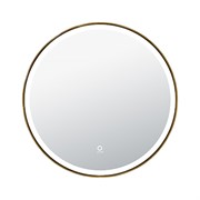 AZARIO Зеркало Diana D600 с подсветкой, сенсорный выключатель с функцией диммера, в алюминиевой раме, цвет дерево (AZ-Z-260CS) AZ-Z-260CS