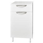 AZARIO Тумба Loranto Стиль 40 напольная левосторонняя, 400х867х330 (CS00036172), цвет белый CS00036172