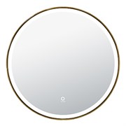 AZARIO Зеркало Diana D800 с подсветкой, сенсорный выключатель с функцией диммера, в алюминиевой раме, цвет дерево (AZ-Z-261CS) AZ-Z-261CS