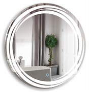 AZARIO Зеркало Милуз D770, LED-подсветка с диммером, сенсорный выключатель (ФР-00000937) ФР-00000937