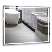 AZARIO Зеркало Ливия 800х600, LED-подсветка с диммером, сенсорный выключатель (ФР-00000942) ФР-00000942
