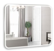 AZARIO Зеркало Стив 800х680, LED-подсветка с диммером, сенсорный выключатель (ФР-00001137) ФР-00001137