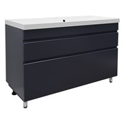 AZARIO Комплект Тумба Эстима 100/2Н 995х450х850 напольная, с раковиной Астория 100, графит (CS00094591) CS00094591