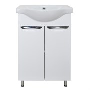 AZARIO Комплект Тумба Стиль- 50 500х310х870 с раковиной Basic 50 (CS00070391), цвет белый CS00070391