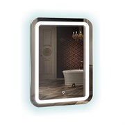 AZARIO Зеркало Мальта 550х800, LED-подсветка с диммером, сенсорный выключатель (ФР-00000941) ФР-00000941