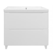 AZARIO Комплект Тумба LOTOS 80/2 Н 820х475х835 напольная с раковиной Monte 80 (CS00081987), цвет белый CS00081987