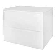 AZARIO Тумба LOTOS 60/2 600х460х500 подвесная, без раковины, белый глянцевый (CS00084142), цвет белый CS00084142