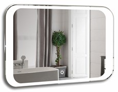AZARIO Зеркало Индиго-2 800х550 c подсветкой и диммером, сенсор выкл+подогрев (ФР-00001702) ФР-00001702