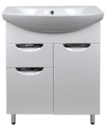 AZARIO Комплект Тумба напольная Стиль- 70/1 700х850х315 с раковиной Балтика 70 (CS00068935), цвет белый CS00068935