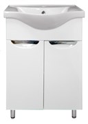 AZARIO Комплект Тумба Стиль- 55 550х870х310 с раковиной Basic 55 (CS00069264), цвет белый CS00069264