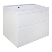 AZARIO Комплект тумба Velluto 70 700х450х660 подвесная, с раковиной Slim 70, белый матовый (CS00088602), цвет белый матовый CS00088602