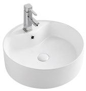 AZARIO Раковина накладная 460х170 круглая, белая (AZ-3018 SP) AZ-3018 SP