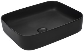 AZARIO Раковина 500x390x140 накладная, черная матовая (AZ-2195-MB) AZ-2195-MB