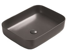 AZARIO Раковина накладная 500х390х130 цвет тёмно-серый матовый (AZ-78109MDH) AZ-78109MDH