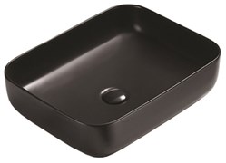 AZARIO Раковина накладная 500х390х130 цвет черный матовый (AZ-78109MB) AZ-78109MB