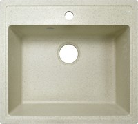 AZARIO Кухонная мойка Litos 570x505x200 искусственный мрамор, цвет Бежевый (CS00078324) CS00078324