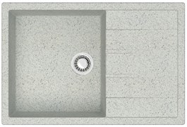 AZARIO Кухонная мойка Vision 750x505x218 искусственный мрамор, цвет Светло серый (CS00078341) CS00078341
