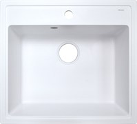 AZARIO Кухонная мойка Litos 570x505x200 искусственный мрамор, цвет Белый (CS00078321) CS00078321
