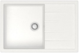 AZARIO Кухонная мойка Vision 750x505x218 искусственный мрамор, цвет Белый (CS00078336) CS00078336