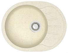 AZARIO Кухонная мойка Light 575х440х215) искусственный мрамор, цвет Бежевый (CS00079919) CS00079919
