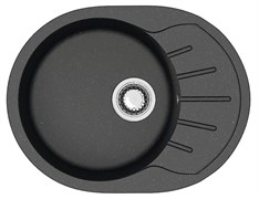 AZARIO Кухонная мойка Light 575х440х215) искусственный мрамор, цвет Черный (CS00079920) CS00079920