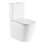 AZARIO Унитаз-компакт  Vetro 605х380х825 напольный, безободковый, с бачком и сиденьем микролифт (AZ-2149) AZ-2149