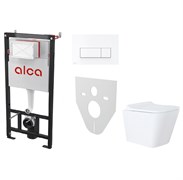 AZARIO Сет инсталляция Alсa AM101/1120-4:1 RU M570-0001 + унитаз Teramo AZ-0052 с сиденьем микролифт AM101/1120-4:1 RU M570-0001+AZ-0052