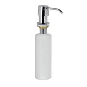 AZARIO Дозатор для жидких моющих средств врезной, 250ml, латунь, емкость - пластик, хром (AZ-114-Pl) AZ-114-Pl