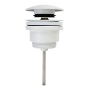 AZARIO Донный клапан для раковины, CLIC-CLAC, 1 1/4, латунь, белый (AZ-105-WHI) AZ-105-WHI