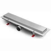 AZARIO Душевой лоток D40 Klasik 750 мм, боковой слив, пластиковый, решетка из нержавеющей стали (AZ-CH 750 K) AZ-CH 750 K