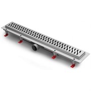 AZARIO Душевой лоток D40 Harmony 950 мм, боковой слив, пластиковый, решетка из нержавеющей стали (AZ-CH 950 H) AZ-CH 950 H