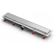 AZARIO Душевой лоток D40 Klasik 850 мм, боковой слив, пластиковый, рамка и решетка из нержавеющей стали (AZ-CH 850 KN) AZ-CH 850 KN