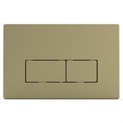 AZARIO Кнопка смыва двойная, квадратная, цвет золото (AZ-8200-0091/AZ-P58-0160) AZ-8200-0091/AZ-P58-0160