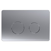 AZARIO Кнопка смыва двойная, круглая, цвет хром матовый (AZ-8200-0083/AZ-P57-0110) AZ-8200-0083/AZ-P57-0110