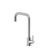 SANCOS Смеситель для кухни из нержавеющей стали Stainless, с поворотным Г изливом, арт SC12002SS SC12002SS