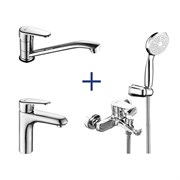 LEMARK Point Комплект смесителей "3 в 1" (LM0381C), хром LM0381C