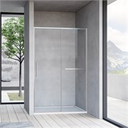 VINCEA Slim Soft Душевая дверь раздвижная ширина 120 см, профиль - брашированный никель / стекло - прозрачное VDS-1SS120CLBN