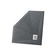 VINCEA Поддон для душа из искусственного камня пятиугольный размер 90x90 см, цвет Антрацит VST-4SP9090A