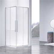 VINCEA Slim-N Душевой уголок прямоугольный размер 100x90 см, двери раздвижные, профиль - хром / стекло - прозрачное VSS-4SN9010CL